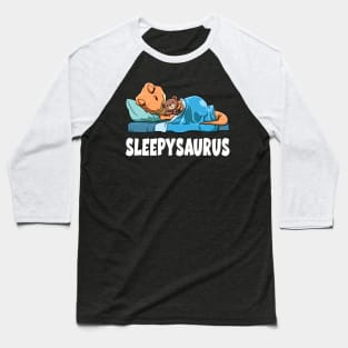 Sleepysaurus Baseball T-Shirt